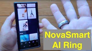 NovaSmart Ring mit Nova Smart AI+GPT-4o personalisierter Gesundheitsberatung - Kein Abonnement: U...