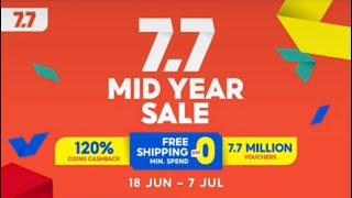 Shopee Malaysia 2021 7.7 Mid Year Sale is Happening Now | Shopee MY 77 by Contemporary Store