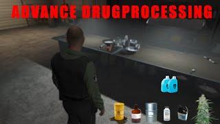 [QB, ESX] FIVEM Advance Drugprocessing  SCRIPT | PREVIEW | FREE SCRIPT