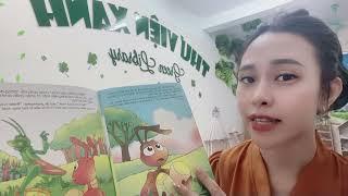 Kindergarten teacher tells the story of The Adventures of a Cricket