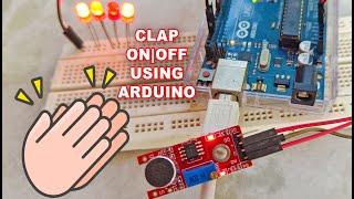 Sound Sensor Arduino Project - Arduino Clap Light Switch Using Sound Sensor