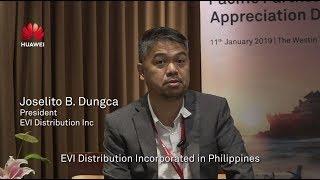 Huawei Partner - Joselito B. Dungca from EVI Distribution Inc.