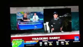 Taking it on the chin... Sandy style
