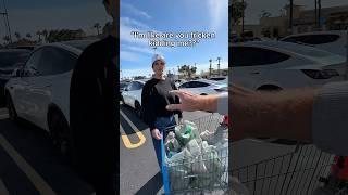Spray painting a Strangers Tesla prank…