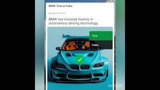 BMW (True or False)in hich quiz app answers help tech view @helptechquizze #bestearngapp #earingapph