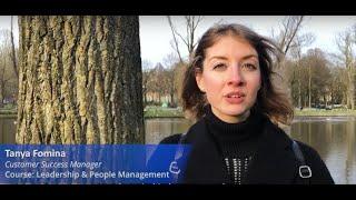 Leadership & People Management course | Tanya Fomina's testimonial