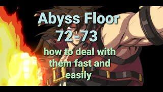 Epic Seven Abyss Floor 72-73 team build,stats and showcase