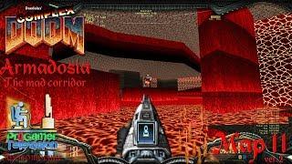 Doom: Project Brutality 3.0: Armadosia - The Mad Corridor: Прохождение (Walkthrough) #Map 11