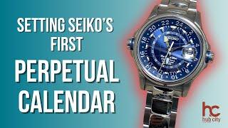 Setting Seiko's First Perpetual Calendar