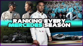 I RANKED ALL OF LEWIS HAMILTON'S MERCEDES SEASONS