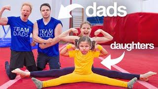 Dads VS Daughters! Who is Stronger? Mila & Salish Team up! ft/ Jordan Matter