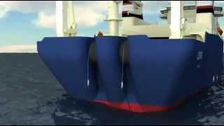 Submarine cable repair animation