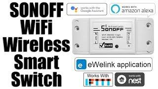 Sonoff WiFi Smart Switch Installation With eWeLink Application | Unboxing & Testing