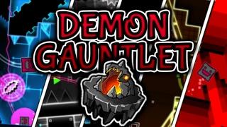 Demon Gauntlet (All levels) — "Geometry Dash"