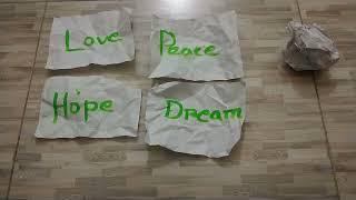 Stop motion Video by Amjad Hosen Jilany || Love || Dream || Peace || Hope & A Monster..