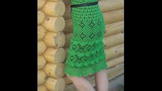 Платье крючком "Весна" // Knit crochet dress // Women's knitting