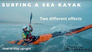 Online Sea Kayaking - Surf two different effects