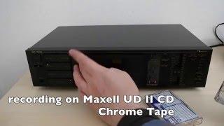 Nakamichi BX-100 recording/playback quality demo