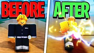 Going From NOOB To ZENITSU AGATSUMA In NEW Roblox Demon Slayer Game (Slayers Online)