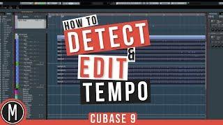 How to DETECT & EDIT TEMPO in CUBASE 9