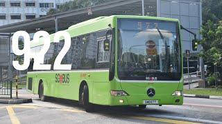 [SMRT] SMB67T on Service 922 - Mercedes-Benz OC500LE Batch 1