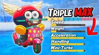 MAX ACCELERATION, HANDLING, MINI-TURBO in Mario Kart World!