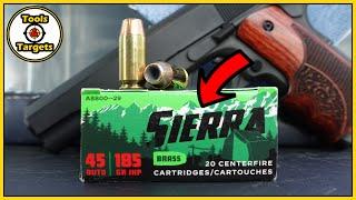 BARGAIN or BUST?...Sierra Outdoor Master .45 ACP Self-Defense AMMO Test!