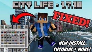 Minecraft | City Life - 1.7.10 MODPACK UPDATE FIX + INSTALLATION TUTORIAL! (REAL LIFE MODS!)