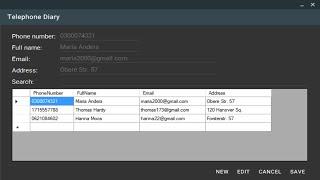 C# Tutorial - Insert Update Delete Search data from local database | FoxLearn