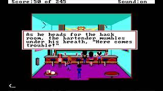 Police Quest 1 (EGA version) Part 2/14 Ticket and biker gangs