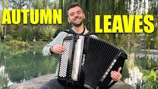 AMAZING Accordion Jazz Music - AUTUMN LEAVES