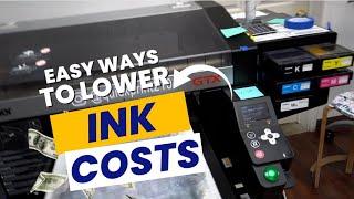 I wish I knew this when I started DTG PRINTING - Brother GTX ink money saving tips