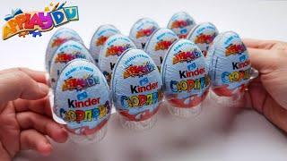 Unboxing Kinder Surprise Eggs: Applaydu Edition!