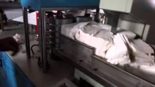 Testing of 300x300 napkin paper folding machine