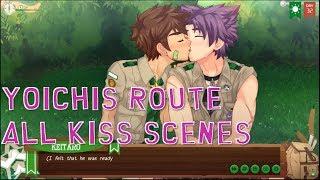 Camp Buddy | Yoichi and Keitaro all kiss scenes ‍️‍‍