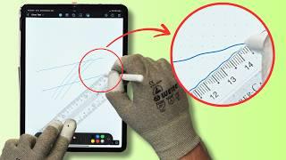 Apple Pencil macht wellige Linien? - iPad Pro 11" 2021