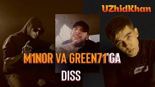 UZhidKhan | M1NOR VA GREEN71'GA DISS // TOIRAKHMED UZRAPGA DISS TASHLADI