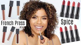 Bite Beauty French Press Lip Gloss Swatches + Giveaway + Bite Beauty Spice Collection!