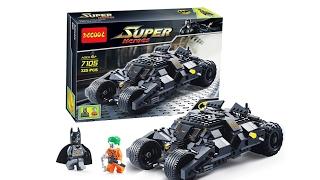 DECOOL SUPER HEROES 7105 LEGO 7888 BATMAN´S TUMBLER SPEED BUILD