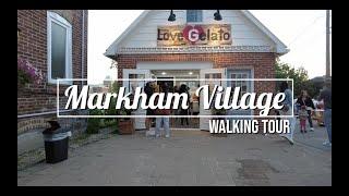  MARKHAM VILLAGE Main Street walking tour | Markham, Ontario, Canada. June 2022 [4K]