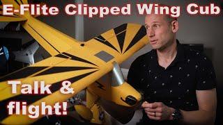 E-Flite Clipped Wing Cub - Talk & flight