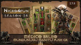 Diablo 3 RoS - Médico Brujo Mundunugu Manitu - Push GR [2.7.5 - S28]