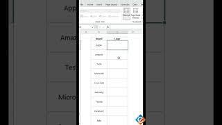️ Import Logos from the Web using IMAGE and CONCAT Functions in Excel