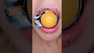 ASMR Satisfying Eating Gummy Egg  #asmr #eatingsounds #youtubechamps