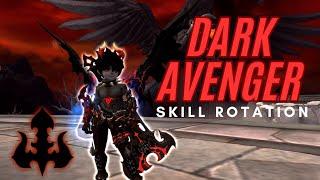 Dark Avenger Detailed Skill Rotation | God Game Dragon Nest