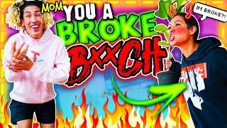 "YOU BROKE BIHHHH" !! I CUSS OUT MY MOM TO HER FACE... DAD GOES CRAZY!!