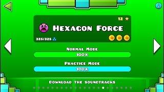 Geometry Dash 2.1 - Level 16: Hexagon Force (All Coins)