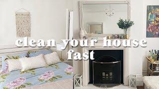 How to clean your house FAST (Clean your home in under an hour!)