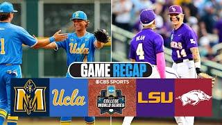 2025 Men's College World Series: UCLA & LSU handle business early in Omaha | Day 2 Recap