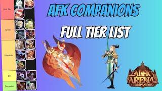 AFK Companions FULL Tier List